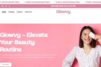 skin care website cosmetics website skin care shopify store
