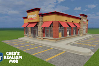 design a realistic 3d model for your minecraft build, city, pack, or mod