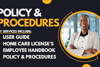 write home care policy and procedures manual, health care guide and get licensed