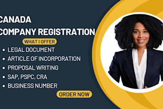 register canada company registration, cra gst, hst incorporation legal documents