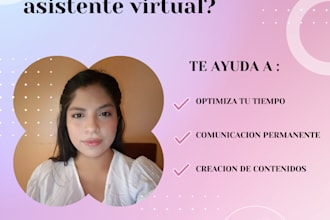 tu asistente virtual express  por 2 horas