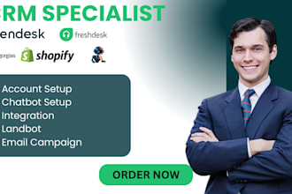 build setup zendesk gorgias intercom manychat shopify ai agent chat bot flow CRM