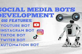do tiktok live bot, youtube bot, instagram API bot, auto follow bot, mass dm bot