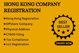 register your hong kong company from start to finish, provide physical address