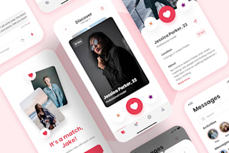 develop a custom dating app like tinder, bumble, or hinge clone,social chat app