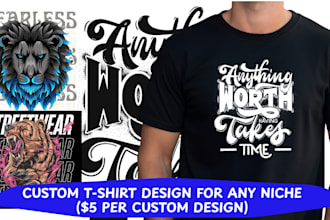 design bold typography and urban streetwear t shirt graphics for your etsy shop