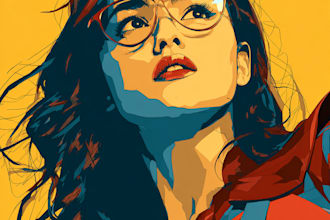 make custom superhero pop art portrait