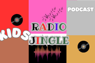 compose and sing radio jingle audio branding kids song podcast intro radio music