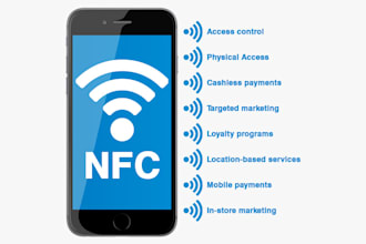 develop nfc reader app, nfc writer app, rfid app, nfc payment app, nfc solution