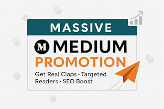 massive medium article promotion