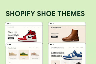 build shopify sneaker website shoe store footwear resell site  nike website