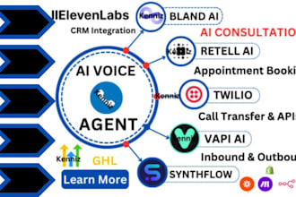 configure jotform ai, bland ai, synthflow, vapi retell ai vtalk ai agent chatbot