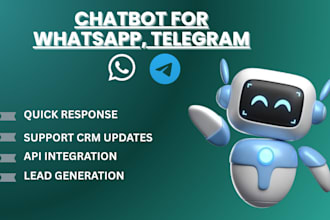 create customer service chatbots on whatsapp telegram n8n