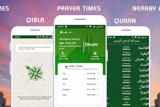 develop muslim app, islamic app, mosque app, hajj app, prayer app, quran app