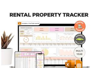 do design custom spreadsheets or planners with graphics for business or content