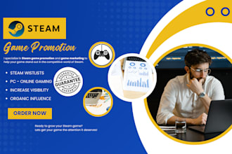 do stream wishlist, game promotion, game boosting, game marketing to boost steam