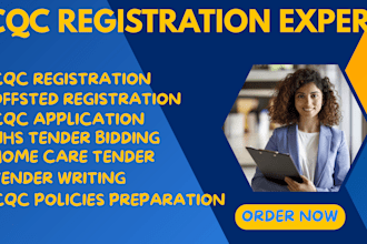 handle cqc, ofsted registration, nhs tender, and home care compliance
