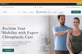 medical website therapy website chiropractor website chiropractic website