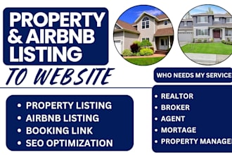 setup property listing airbnb listing product description showcase to website