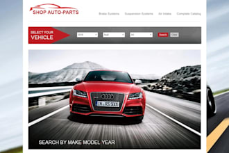 design auto part shopify store auto parts car store automobile auto part website