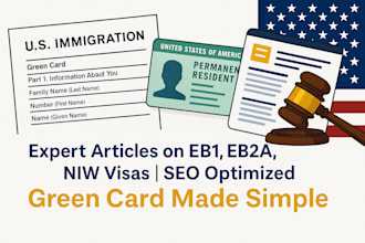 write and publish article for eb1, eb1a, eb2a, niw requirements, niw green card
