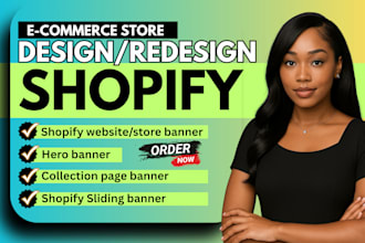 design shopify website banner hero banner shopify website header web slider