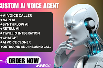 ai voice agent ai call bot receptionist ai cold caller, call automation,twillio