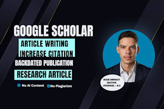 increase article citations on google scholar, backdate citation, publish paper