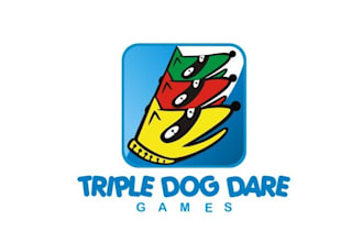 design professional classic logo for triple dog dare games