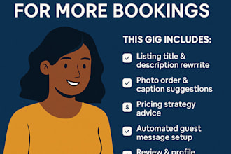 professionally set up and optimize your airbnb listing for more bookings