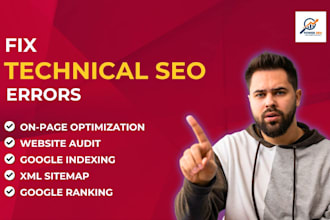 technical SEO, website audit, google search console setup, and indexing fix