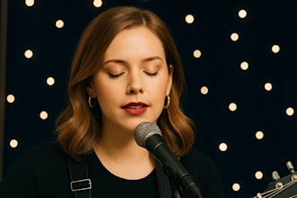 sing a customized gift song for wedding, theme songs, love song, birthday
