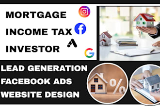 generate mortgage website mortgage landing page mortgage via facebook ads