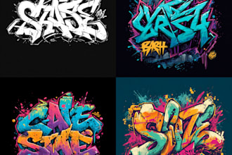 graffiti art lettering typography tags t shirts dope style and font logo design