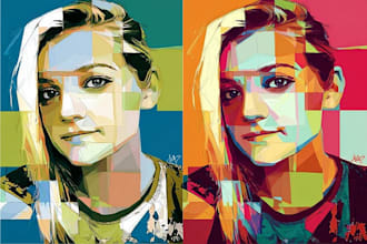 draw an awesome wpap pop art portrait style
