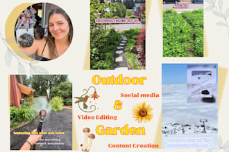 edit gardening and homestead reels and tiktoks