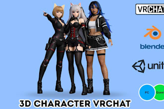 make a unique vrchat avatar for your style and character