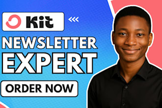 setup convertkit newsletter convertkit email sequence kit landing page expert