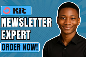 setup convertkit setup kit newsletter template design convert kit landing page