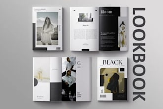 design product catalog, sell sheet, lookbook, catalogue, magazine design