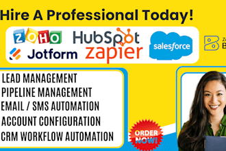 be zoho creator expert integrate zapier jotform zohobook salesforce hubspot