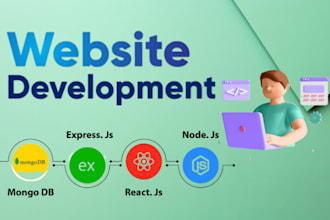 be your web developer for website development, react, custom business website