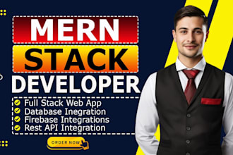 develop custom website or web application as a mern stack developer