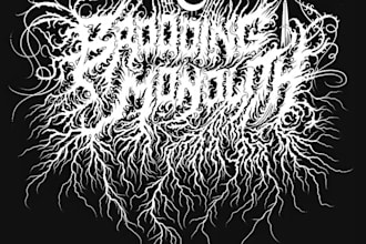 design a unique rock metal typography gothic band logo