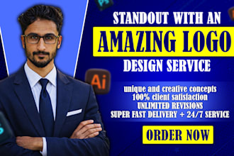do simple logo for brand and businesses