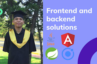build scalable and secure frontend and backend solutions