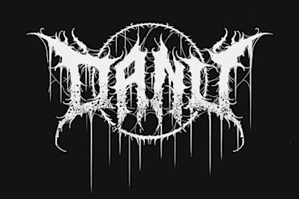 design your black, slamming, brutal, death metal logo