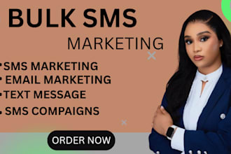create a bulk text message email marketing sms campaign and engage in messages