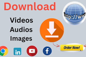 scrap any images, videos, courses, lecture from any website