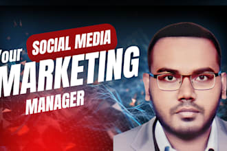 be your social media marketing manager and content creator